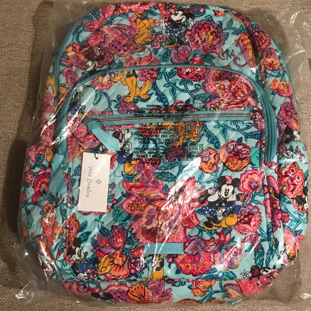 Colorful Garden Campus Backpack by Vera Bradley